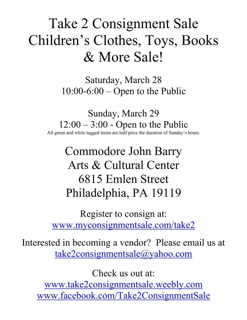 Spring 2020- Irish Center Sale Large Flyer